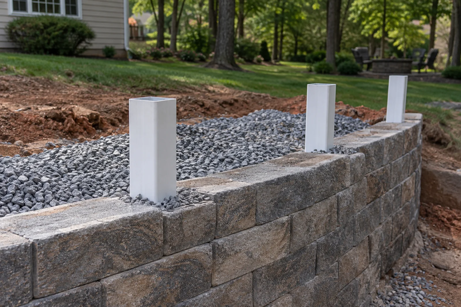 Sleeves during construction