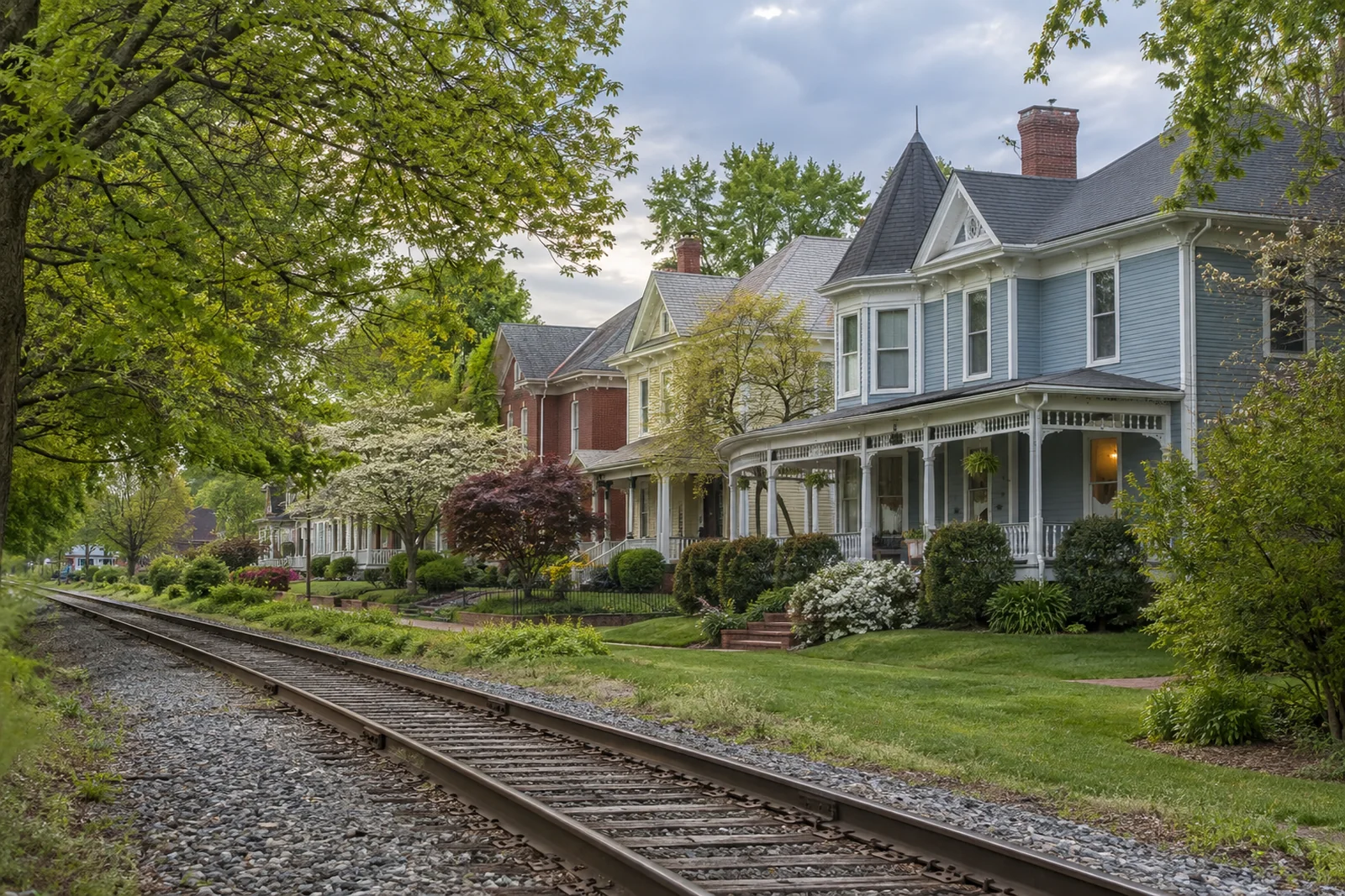 Ashland's railroad town center