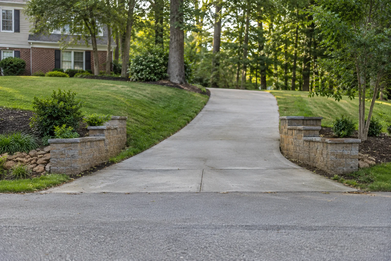 Frontage grade change