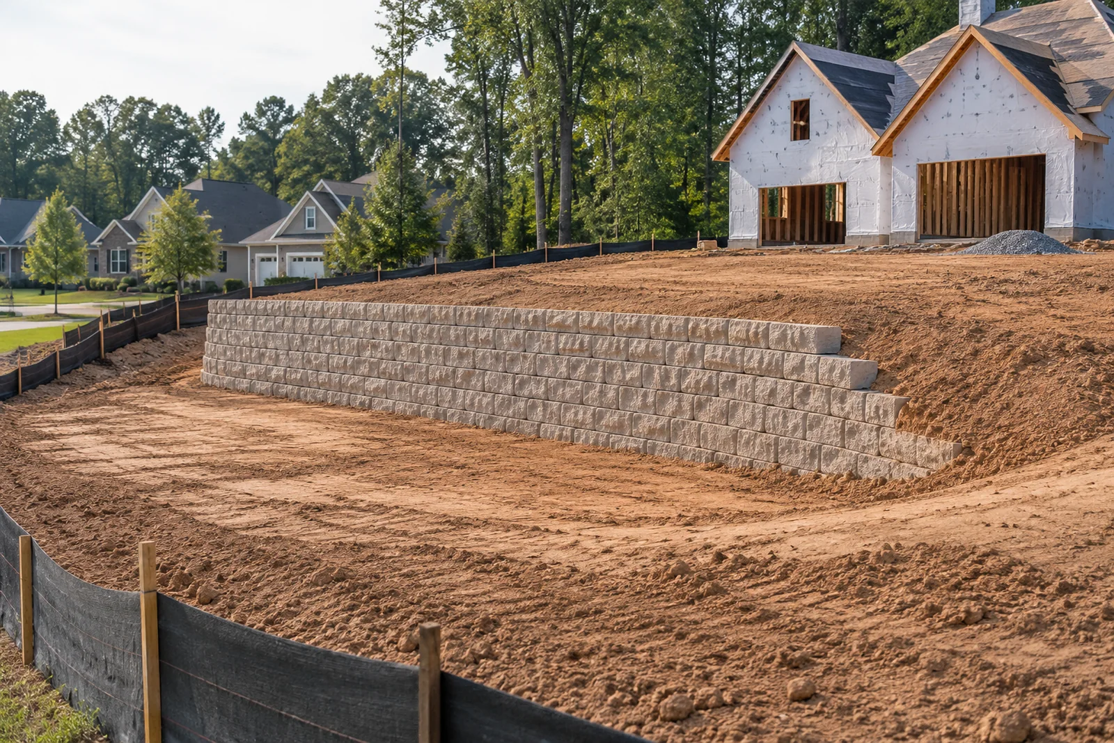 Graded subdivision lots