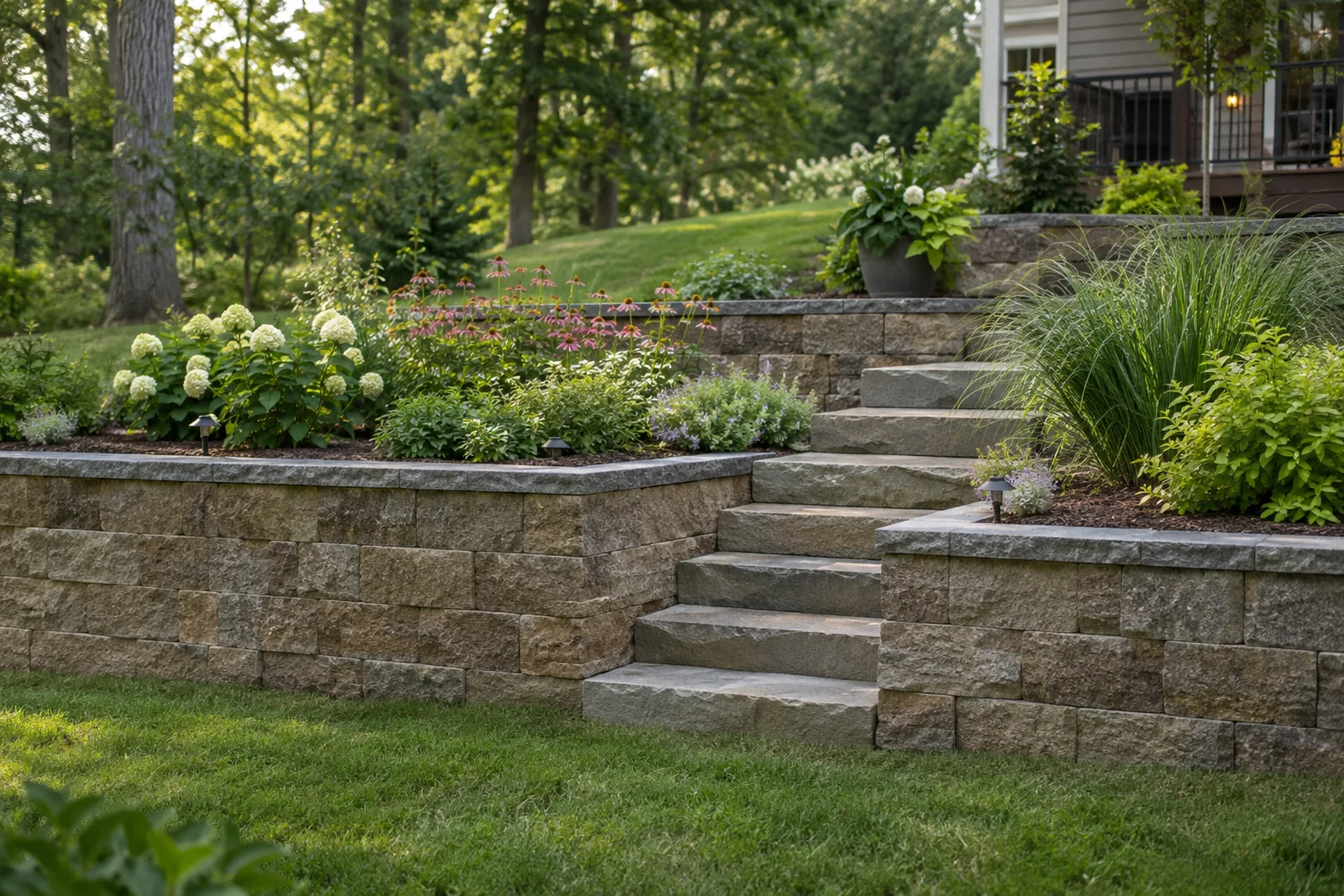 Planted terrace