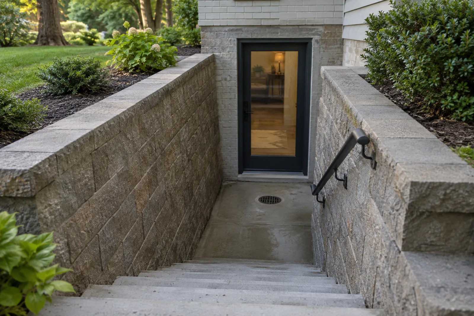 Stair and landing